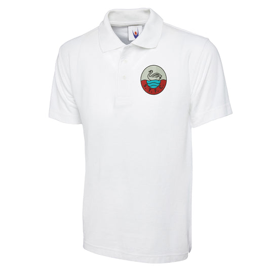 Retro Swansea 1960s Embroidered Classic Polo Shirt
