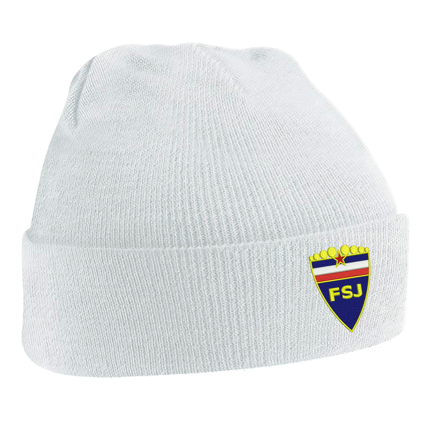 Retro Yugoslavia 1945 Embroidered Beanie Hat