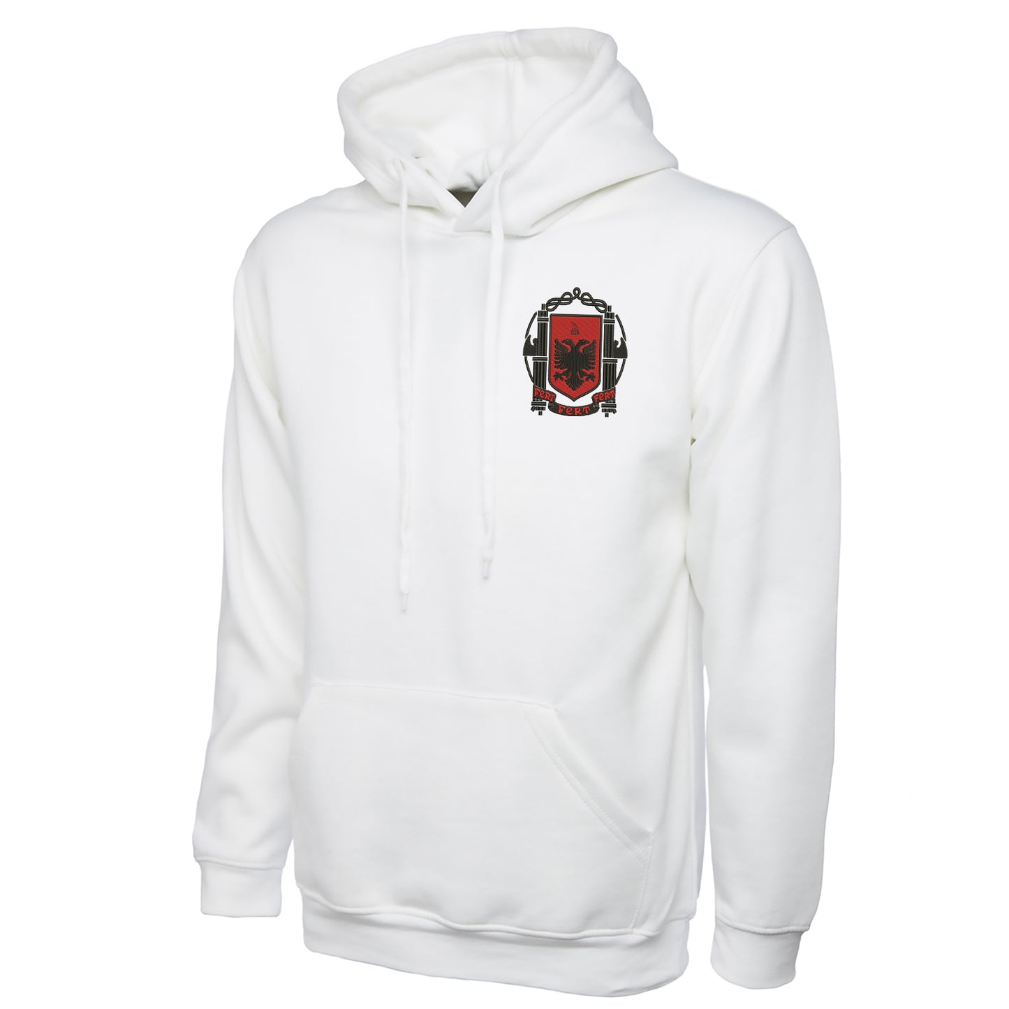 Retro Albania 1935 Embroidered Hoodie