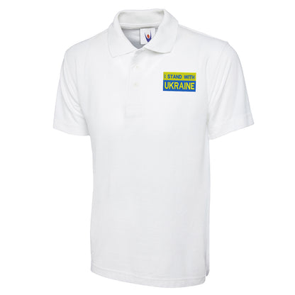 We Stand with Ukraine Polo Shirt