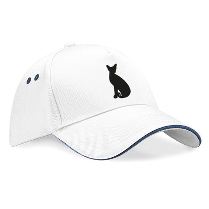 Siamese Cat Embroidered Baseball Cap