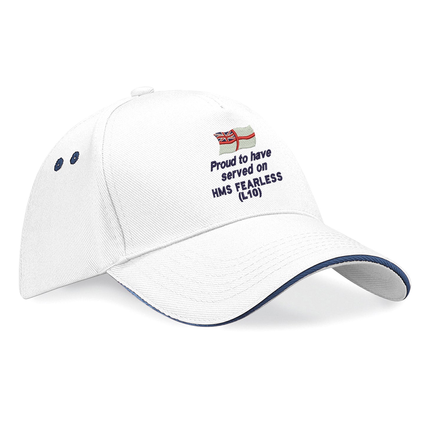Proud to Have Served on HMS Fearless (L10) Baseball Cap
