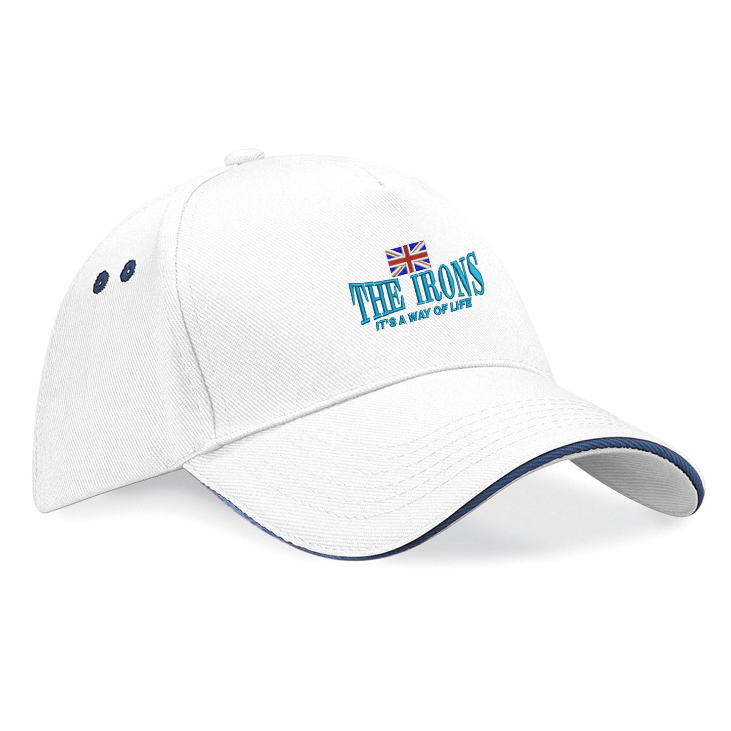 The Irons It's Way of Life Union Jack Embroidered Baseball Cap