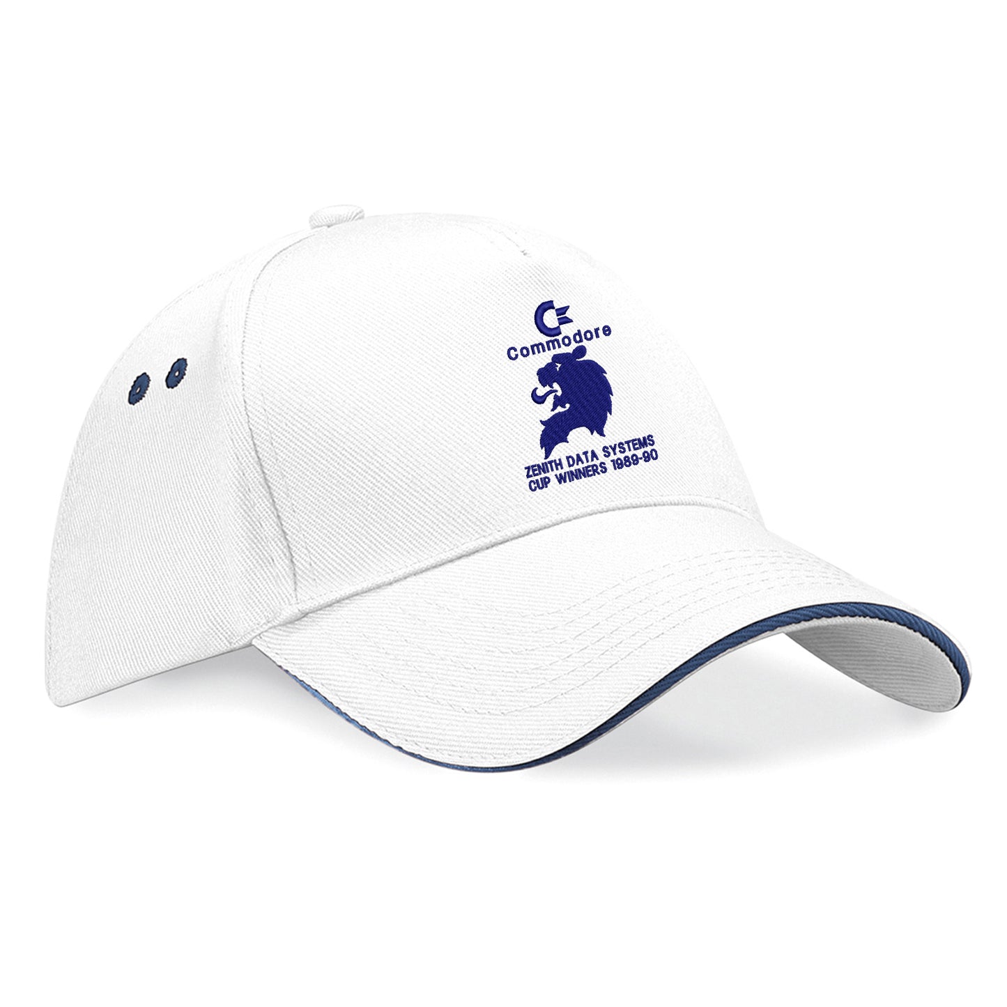 Retro Chelsea Zenith Data Systems Cup Winners 1989-90 Embroidered Baseball Cap