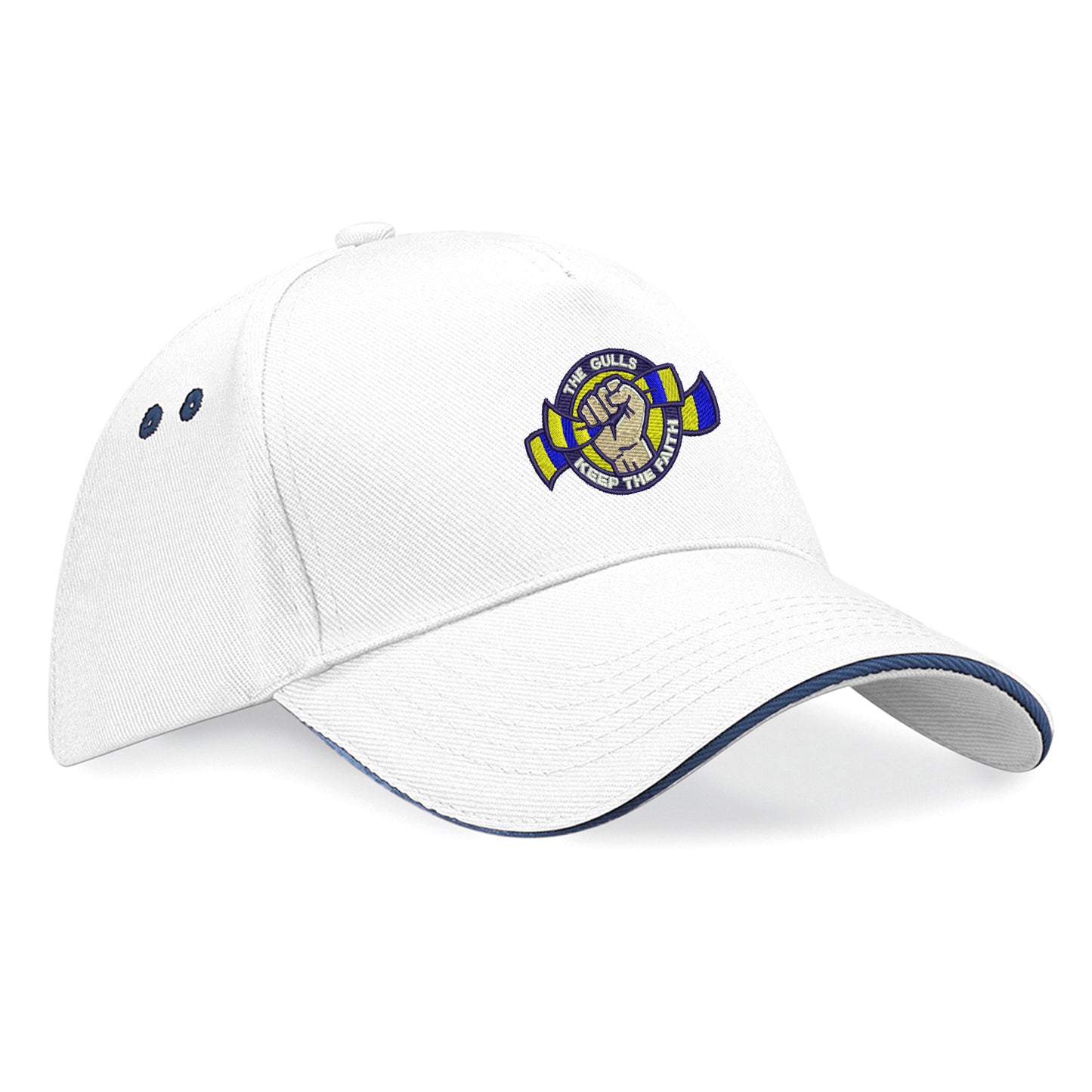 The Gulls Keep The Faith Embroidered Baseball Cap