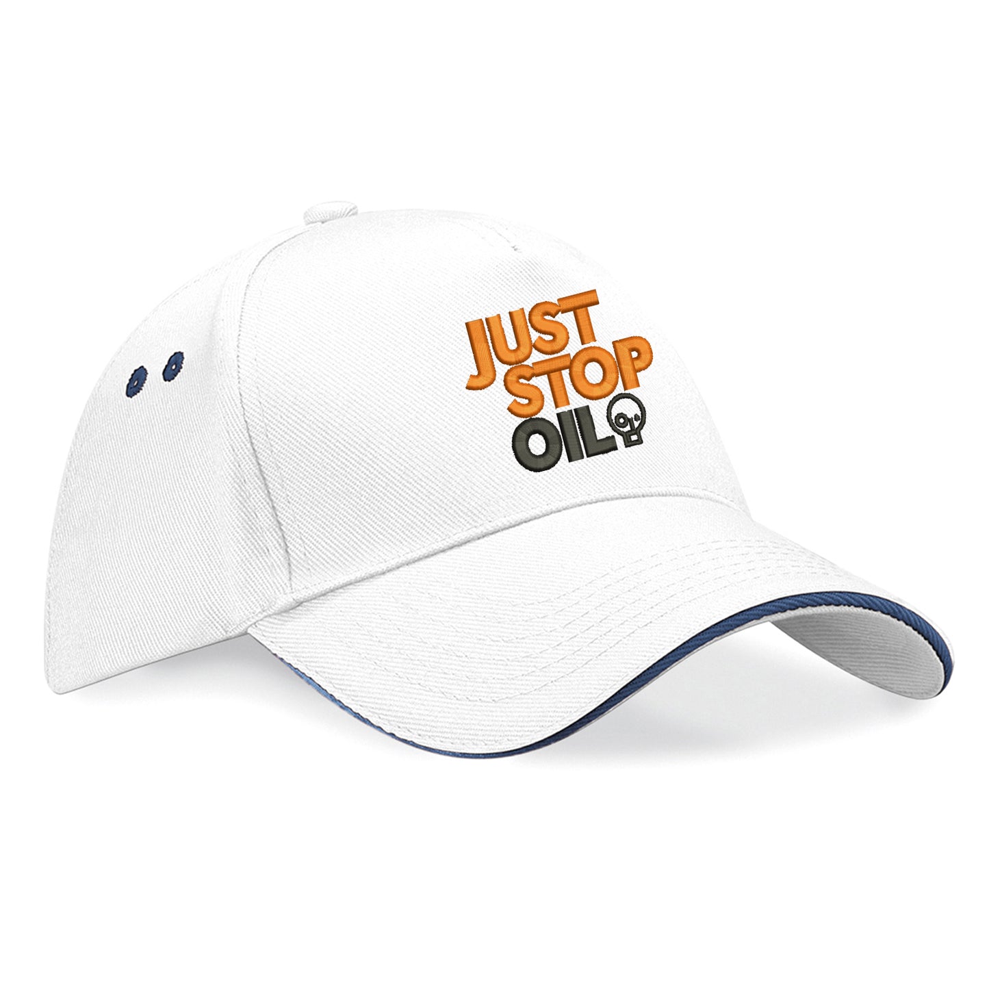 Just Stop Oil Embroidered Baseball Cap