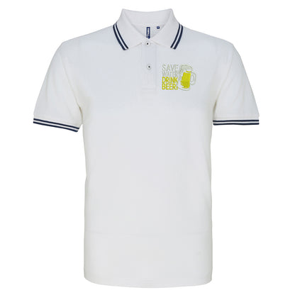 Save Water Drink Beer Polo Shirt