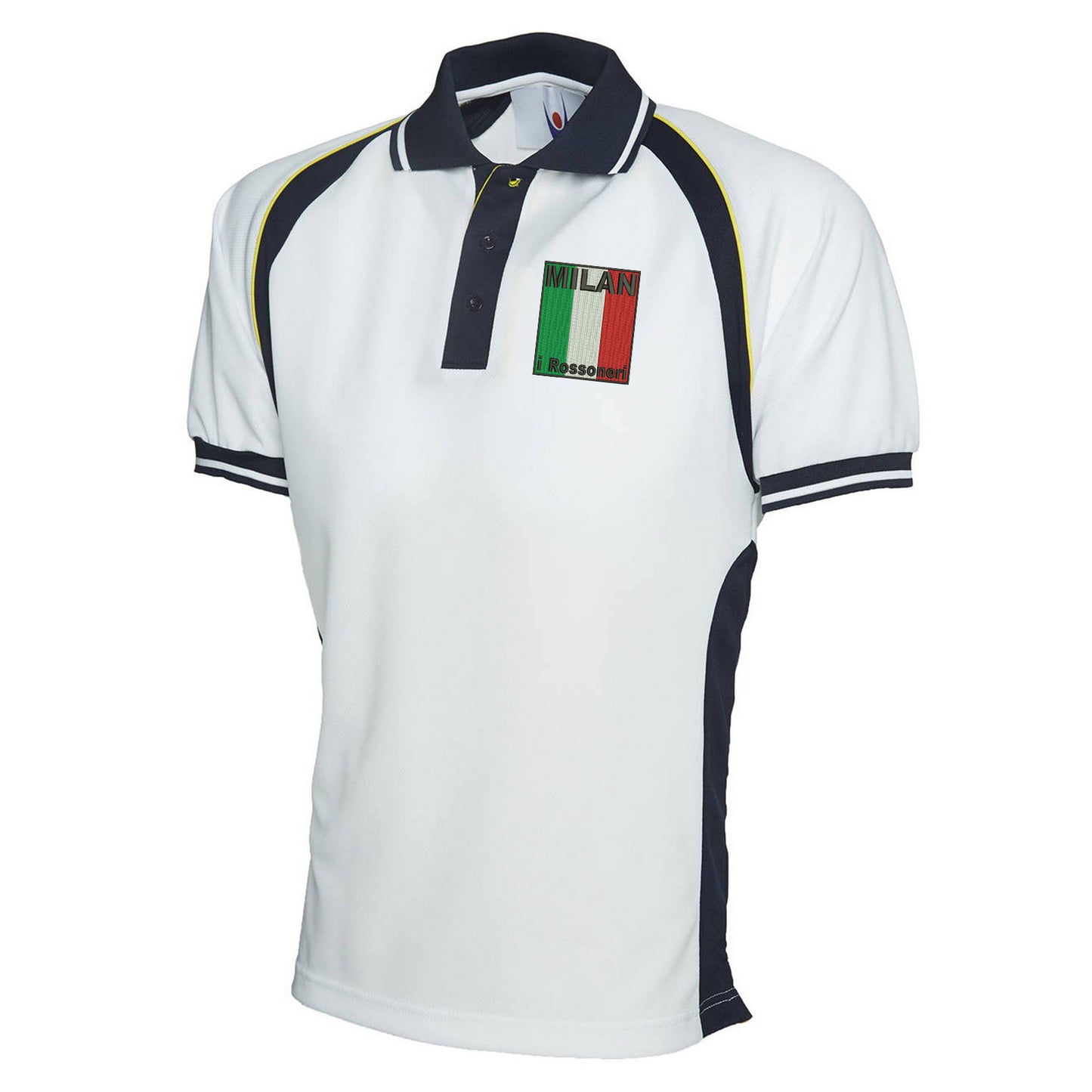 Milan I Rossoneri Embroidered Sports Polo Shirt