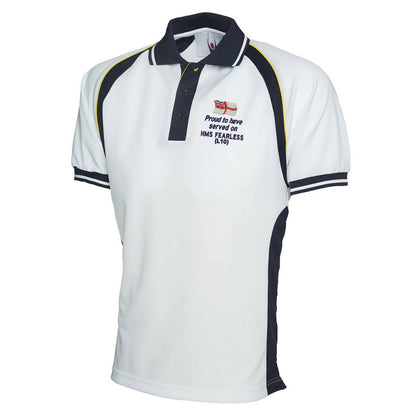 Proud to Have Served on HMS Fearless (L10) Sports Polo Shirt