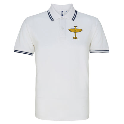 Supermarine Spitfire Tipped Polo Shirt