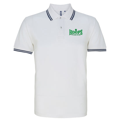 Hoops Its a Way of Life Tipped Polo Shirt