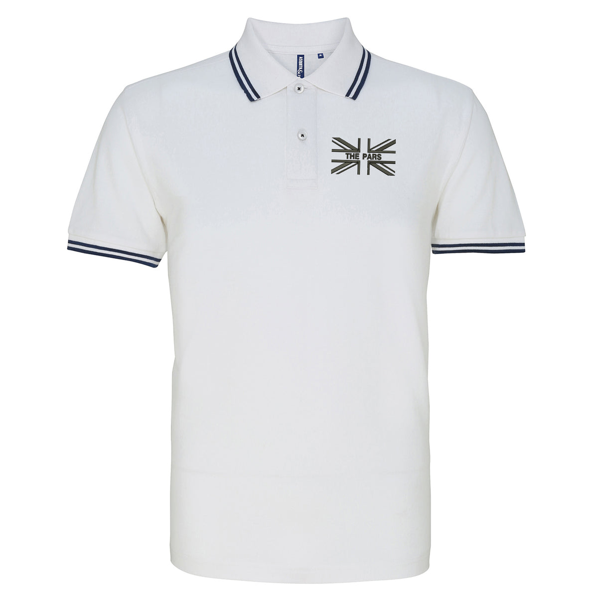 The Pars Union Jack Tipped Polo Shirt