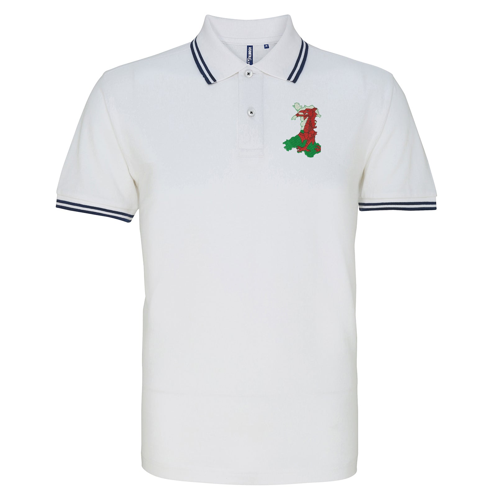 Wales Flag Map Polo Shirt