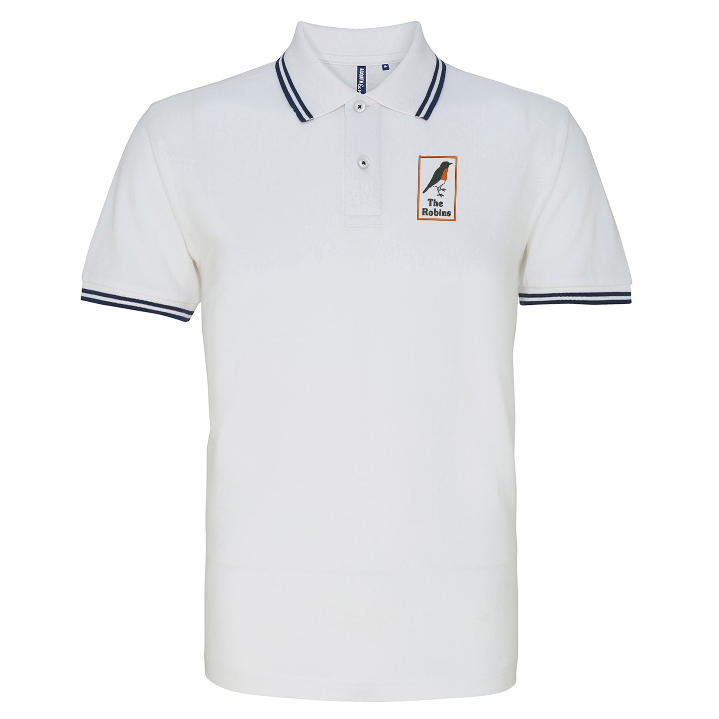 Retro Buckingham Town Tipped Polo Shirt
