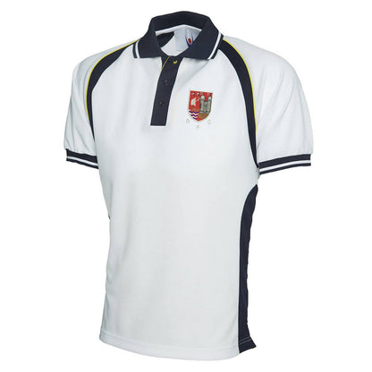 Retro Bristol Rugby 1980s Embroidered Polyester Sports Polo Shirt