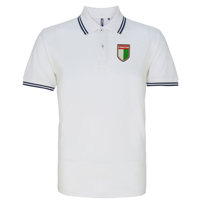 Retro St Sidwells United Tipped Polo Shirt