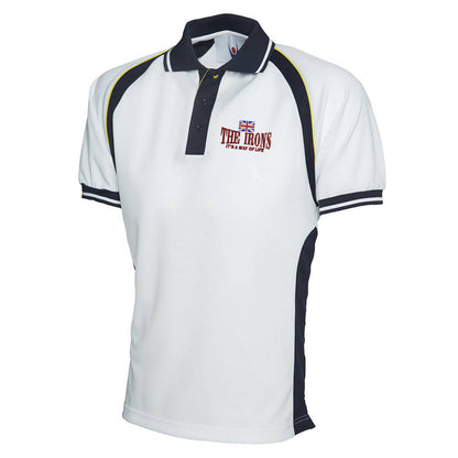 The Irons It's Way of Life Union Jack Embroidered Sports Polo Shirt