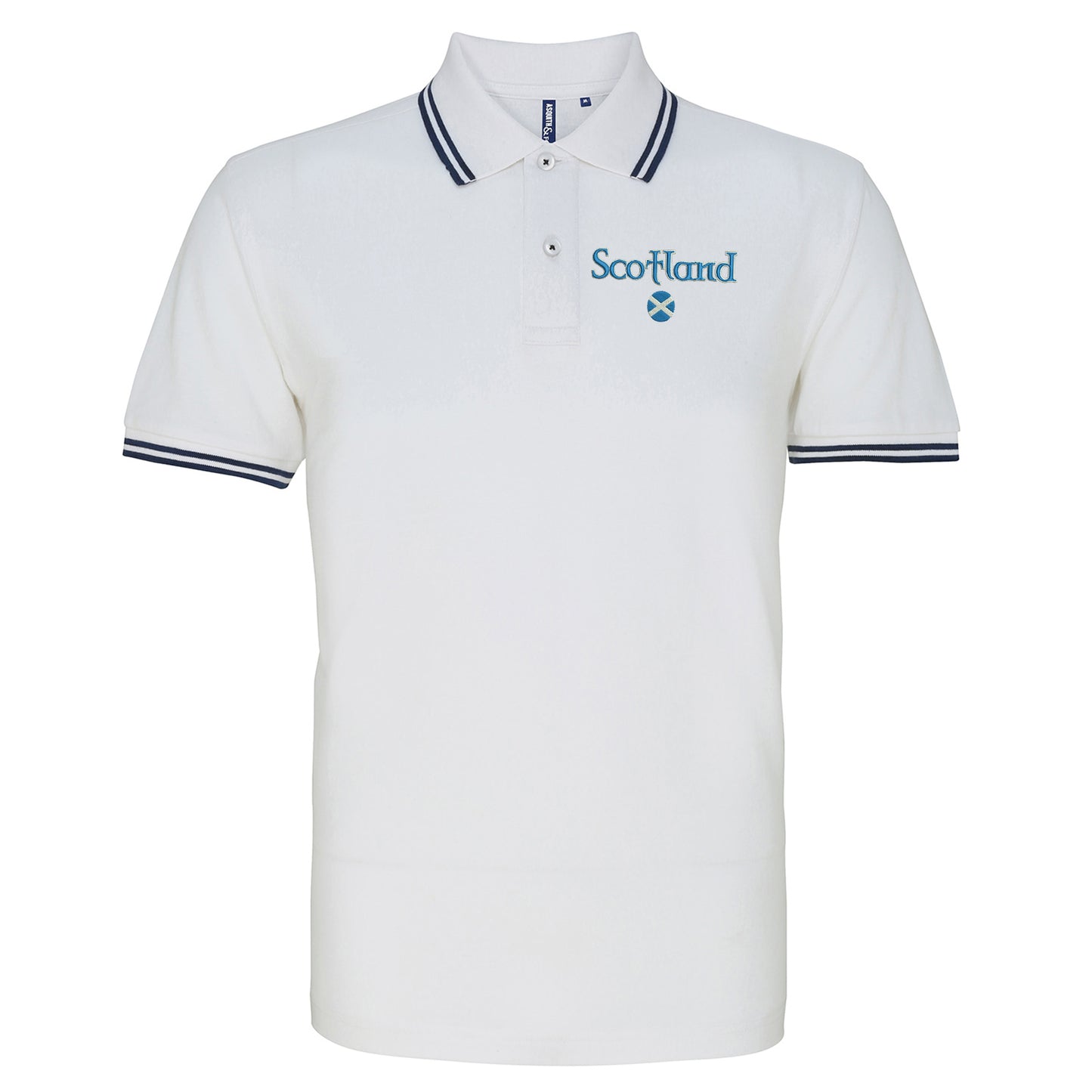 Scotland Circle Flag Polo Shirt