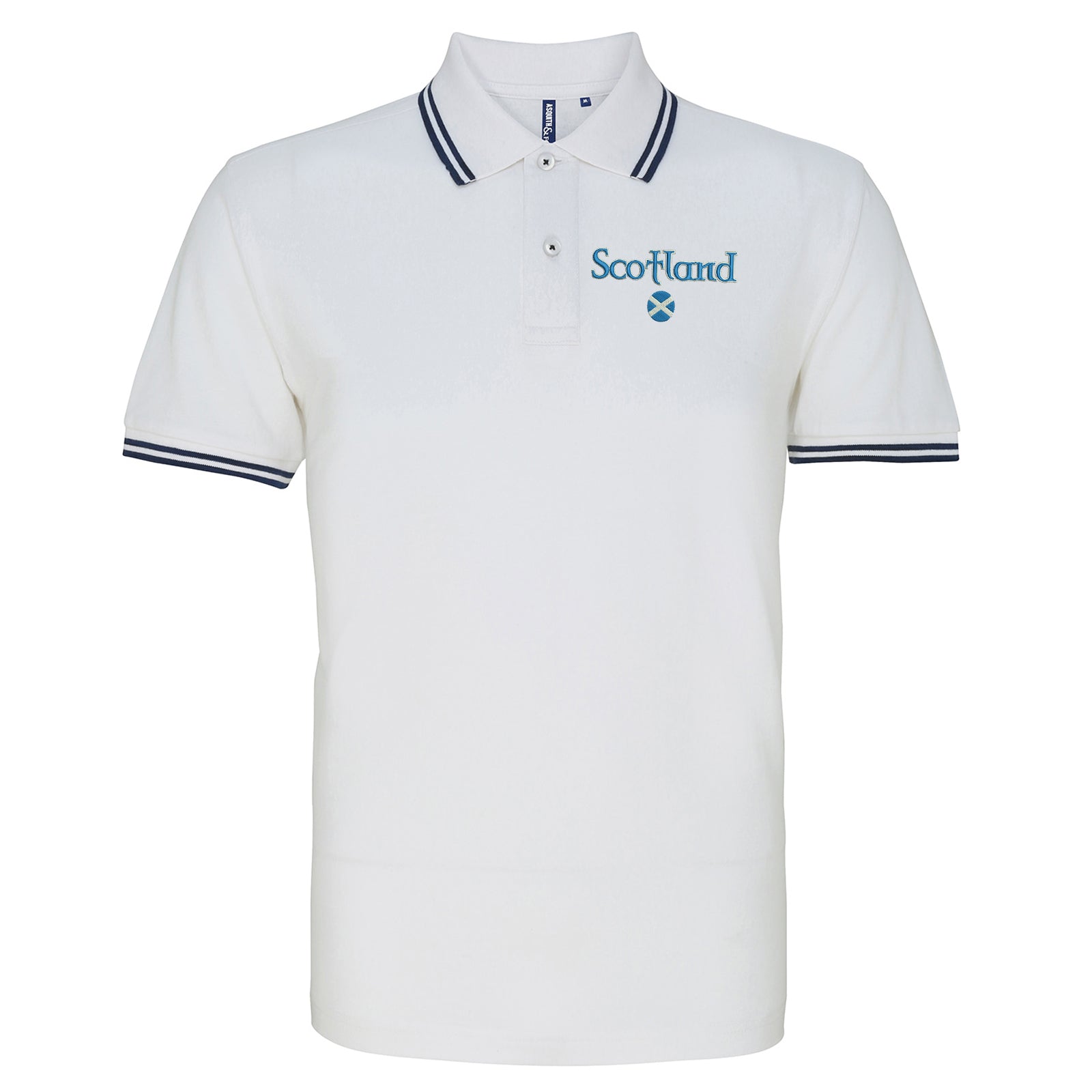 Scotland Circle Flag Polo Shirt