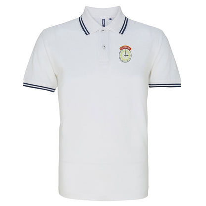 Clockend Embroidered Tipped Polo Shirt