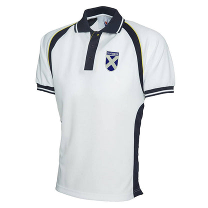 Coatbridge Flag of Scotland Shield Sports Polo Shirt