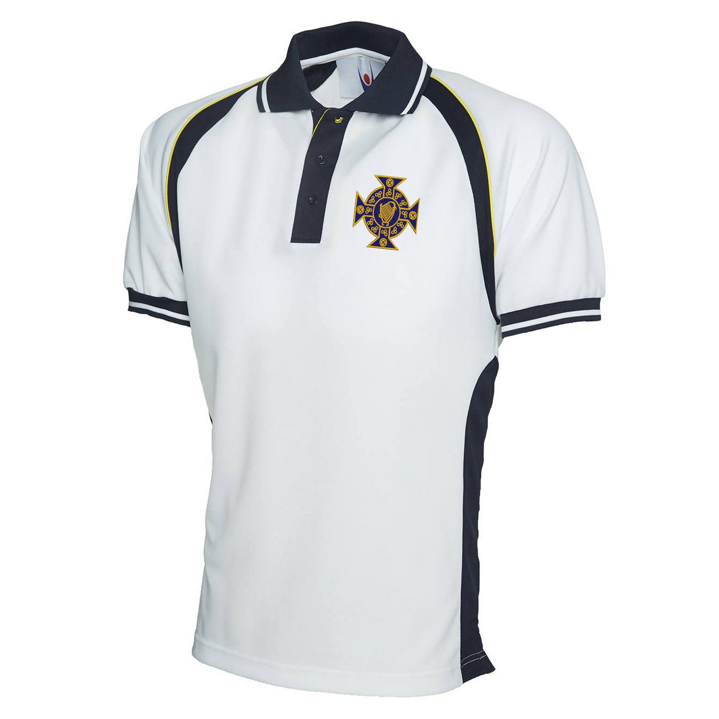 Retro Northern Ireland 1882 Embroidered Sports Polo Shirt