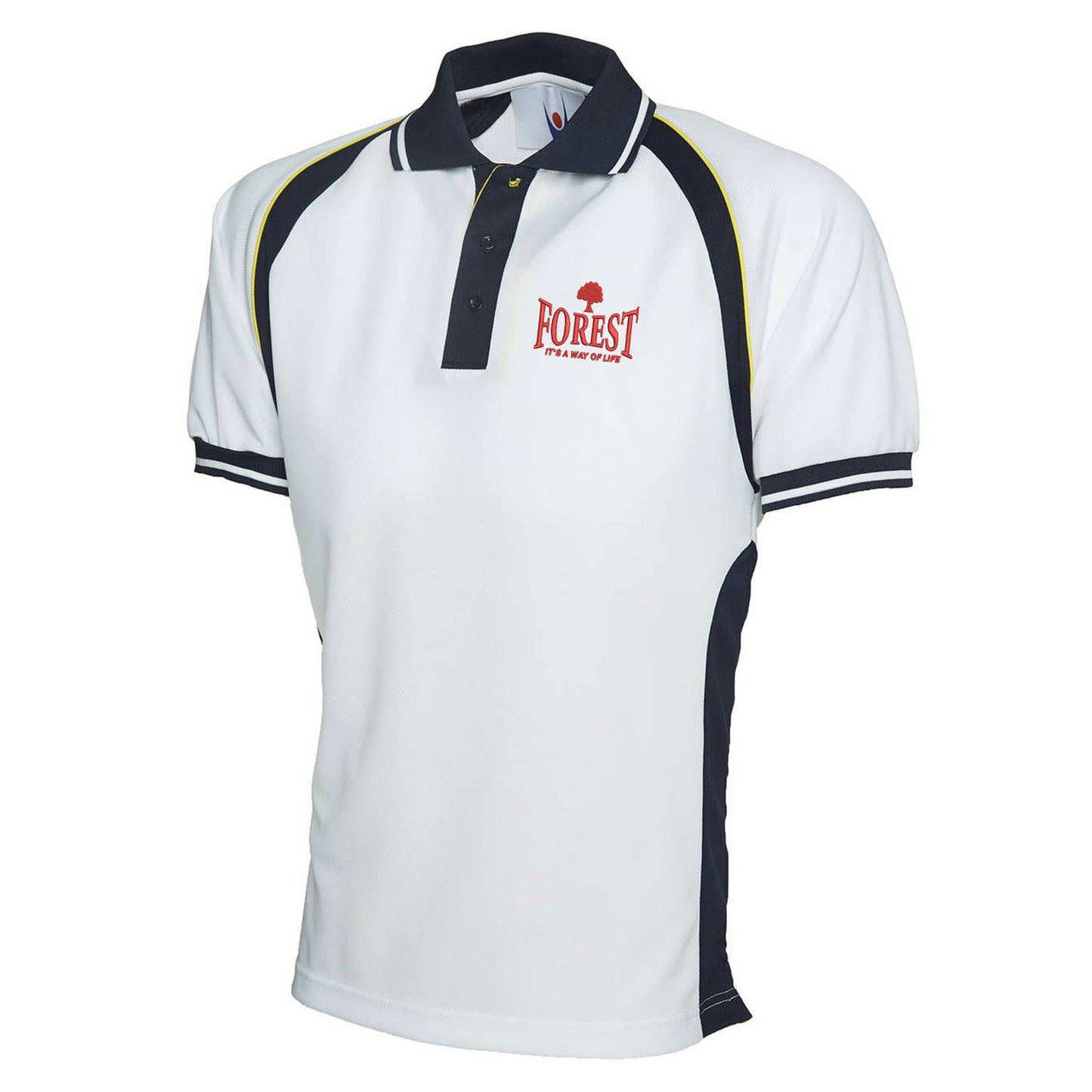 Forest It's a Way of Life Embroidered Polyester Sports Polo Shirt