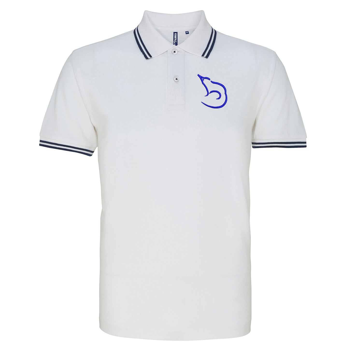 Retro Shrewsbury 1983 Embroidered Tipped Polo Shirt