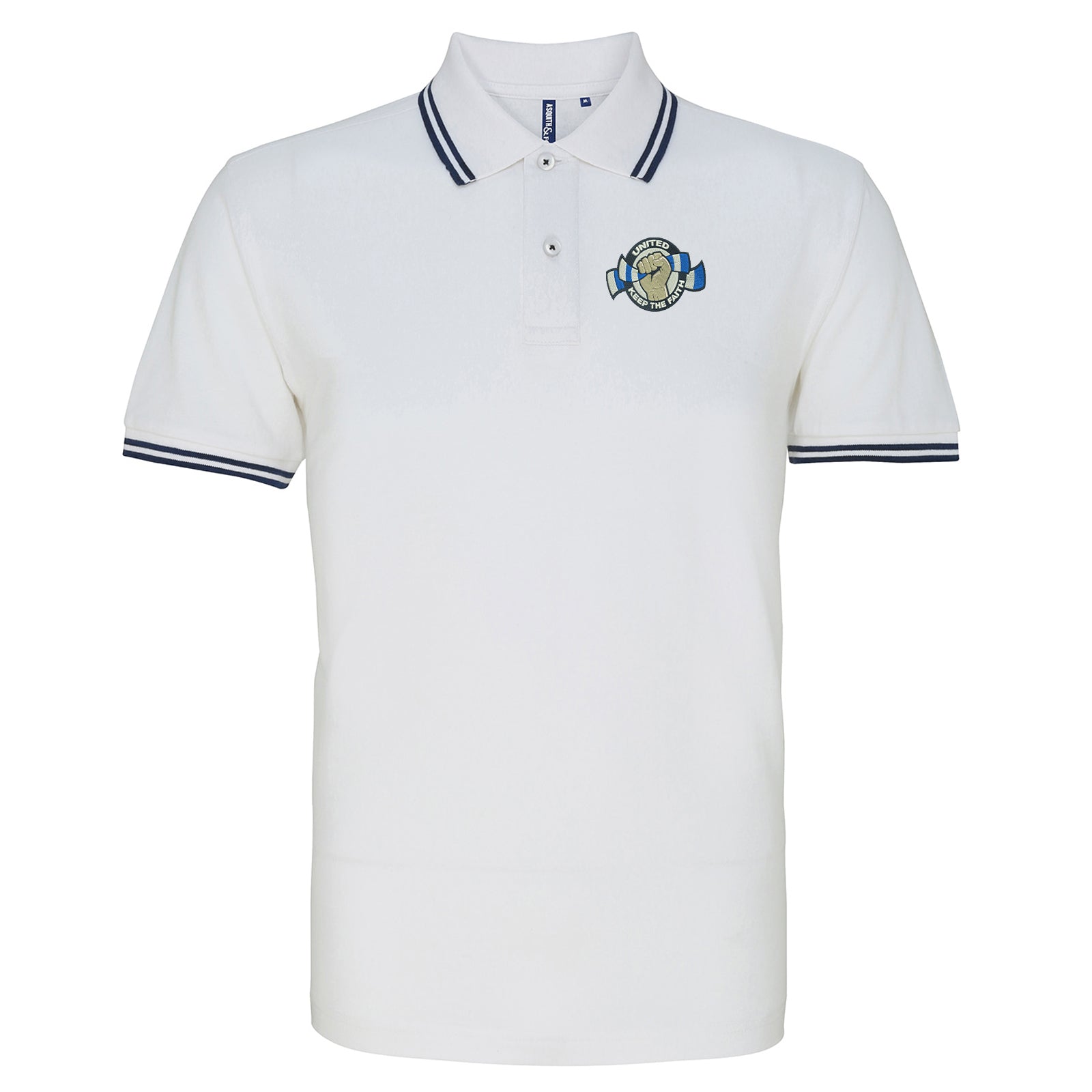 Leeds United Football Tipped Polo Shirt 