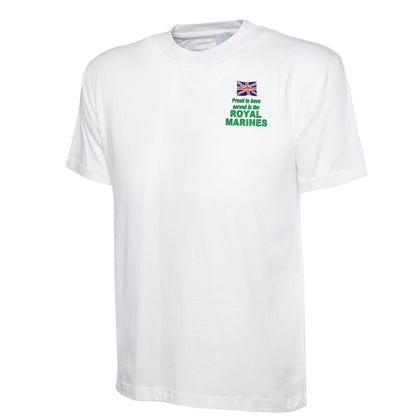 Proud to Have Served in The Royal Marines Embroidered Classic T-Shirt