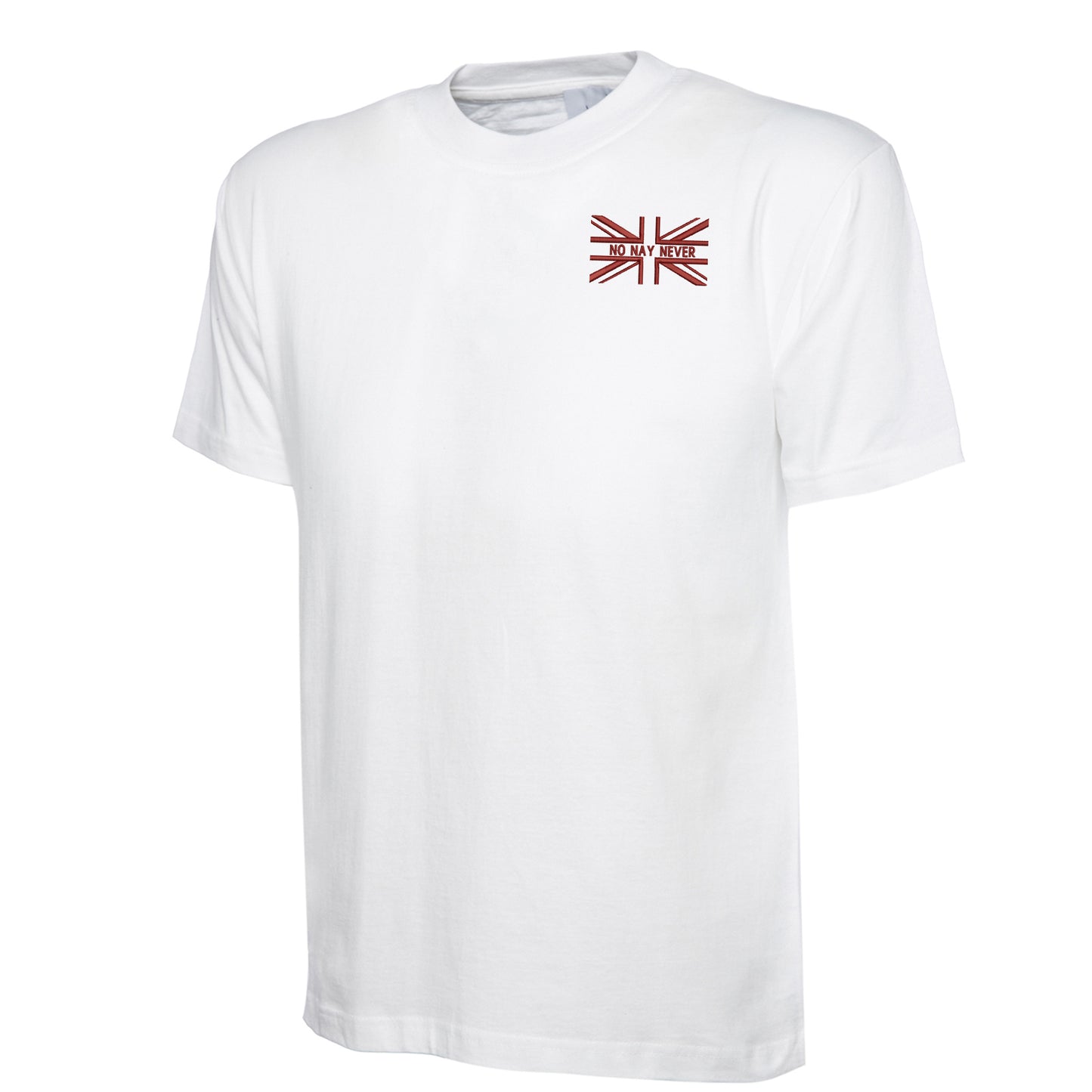 No Nay Never Union Jack Embroidered Classic T-Shirt