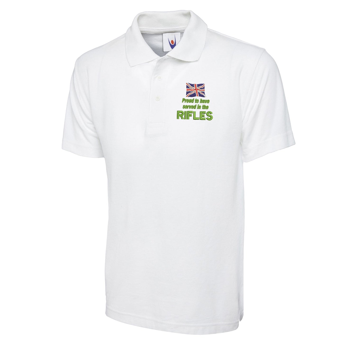 Proud to Have Served in The Rifles Embroidered Classic Polo Shirt