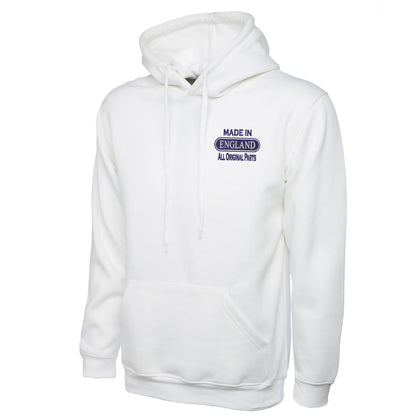 Made in England All Original Parts Embroidered Hoodie