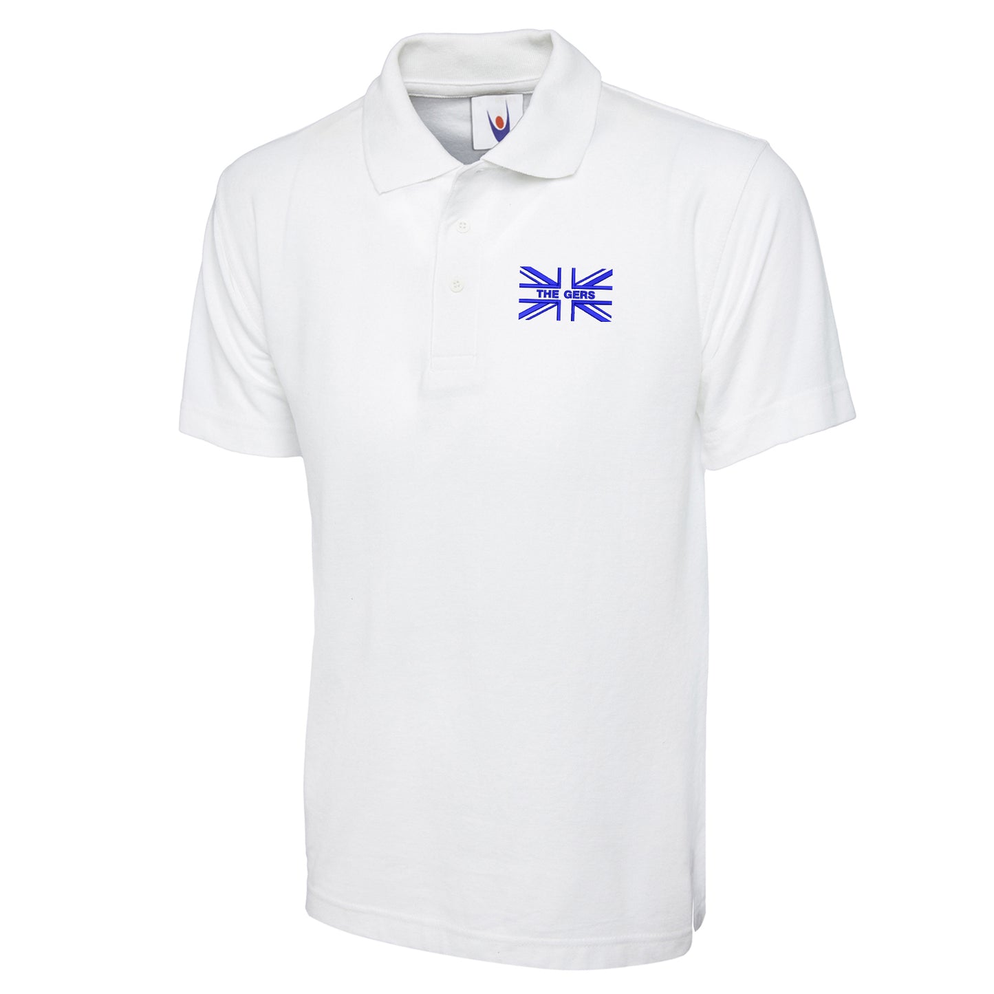The Gers Union Jack Embroidered Classic Polo Shirt