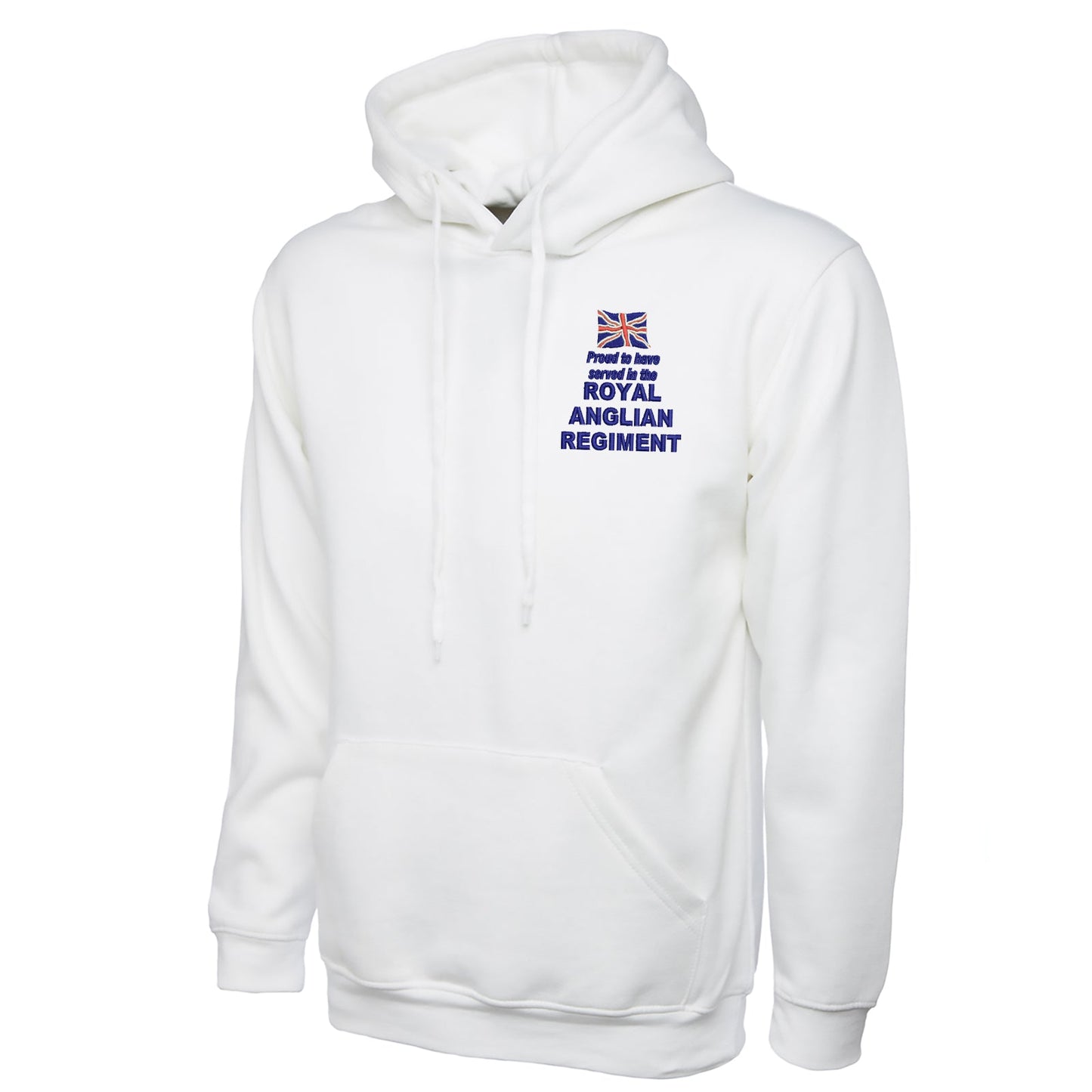 Proud to Have Served in The Royal Anglian Regiment Embroidered Classic Hoodie