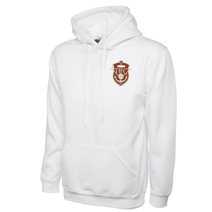 Retro Thames Ironworks FC Embroidered Hoodie