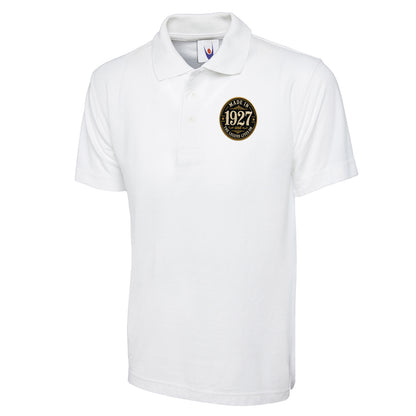 Made in 1927 Birthday Classic Polo Shirt