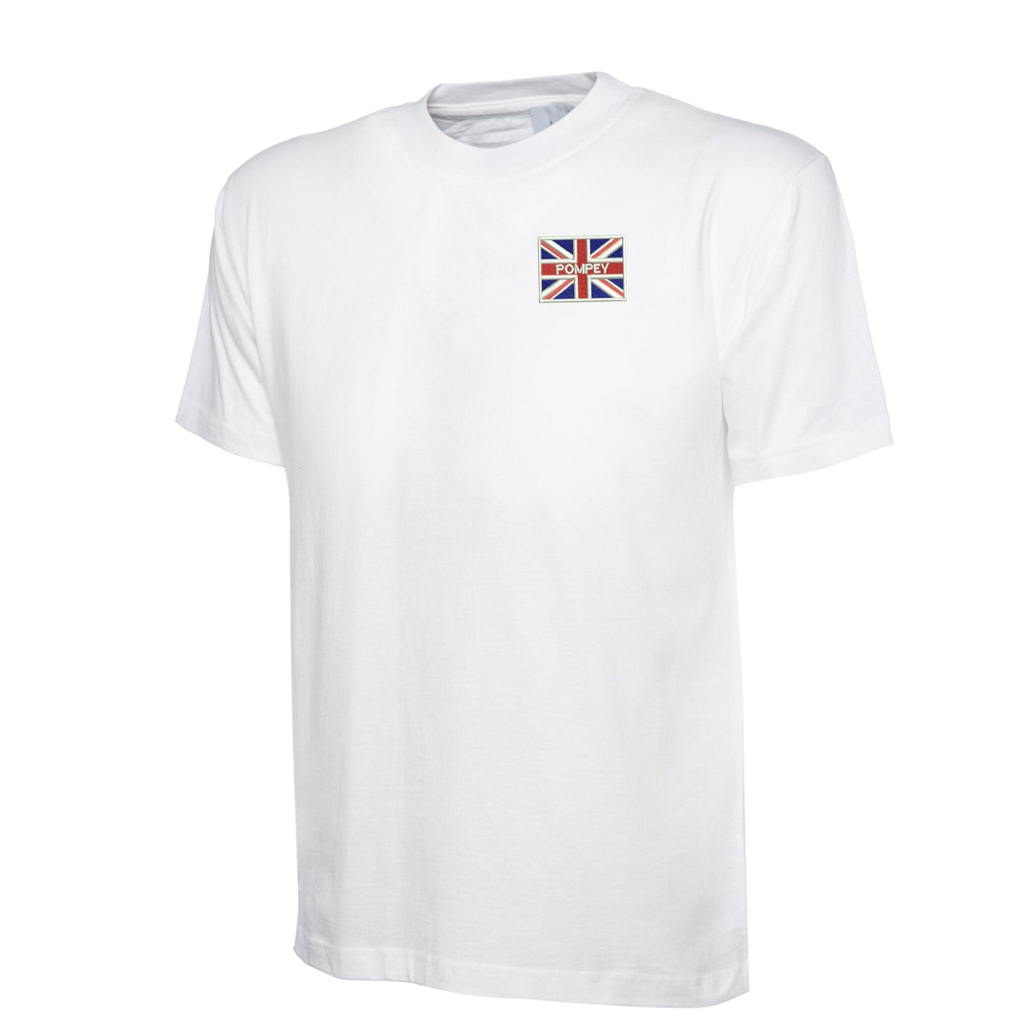 Pompey Coloured Union Jack  Embroidered Children's T-Shirt