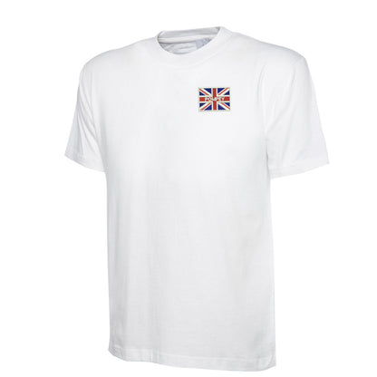 Pompey Coloured Union Jack  Embroidered Children's T-Shirt