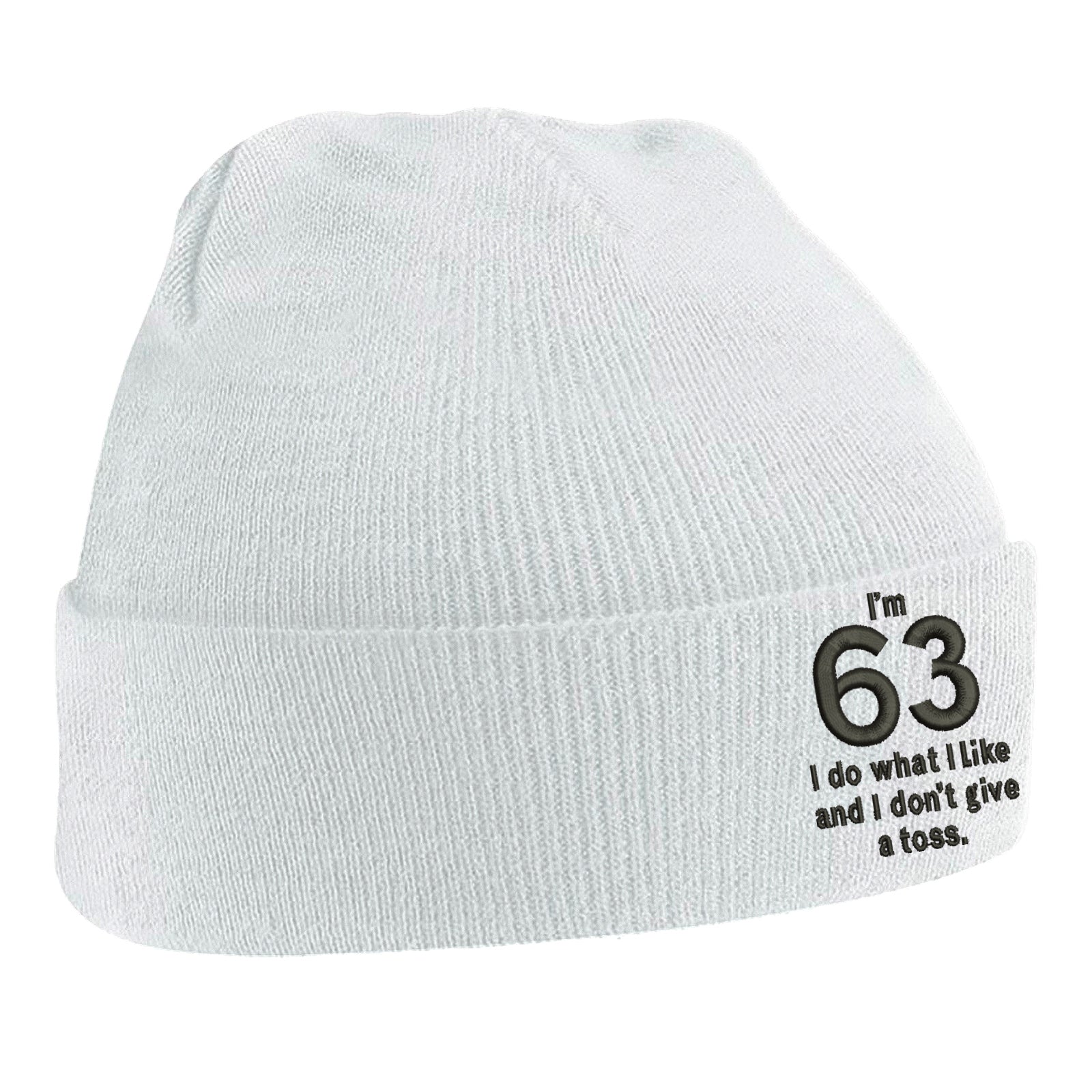 63rd Birthday Beanie Hat 