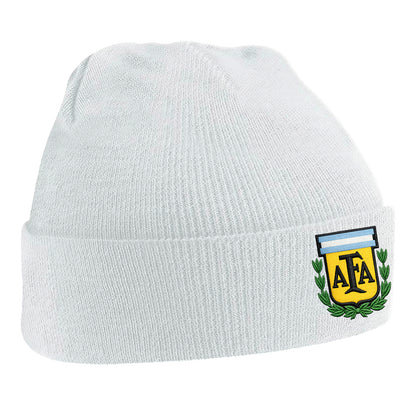 Old School Argentina Football Beanie Hat