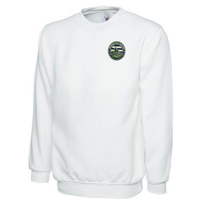 Retro Forest Green Rovers Sweatshirt 