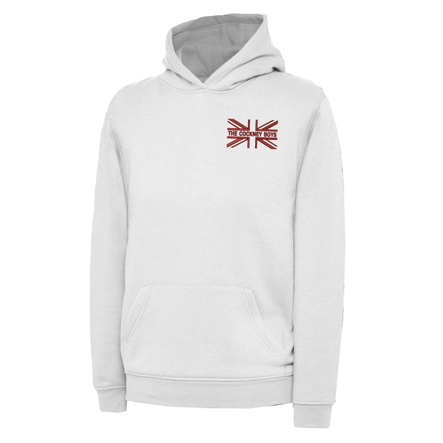 The Cockney Boys Union Jack Embroidered Children's Hoodie