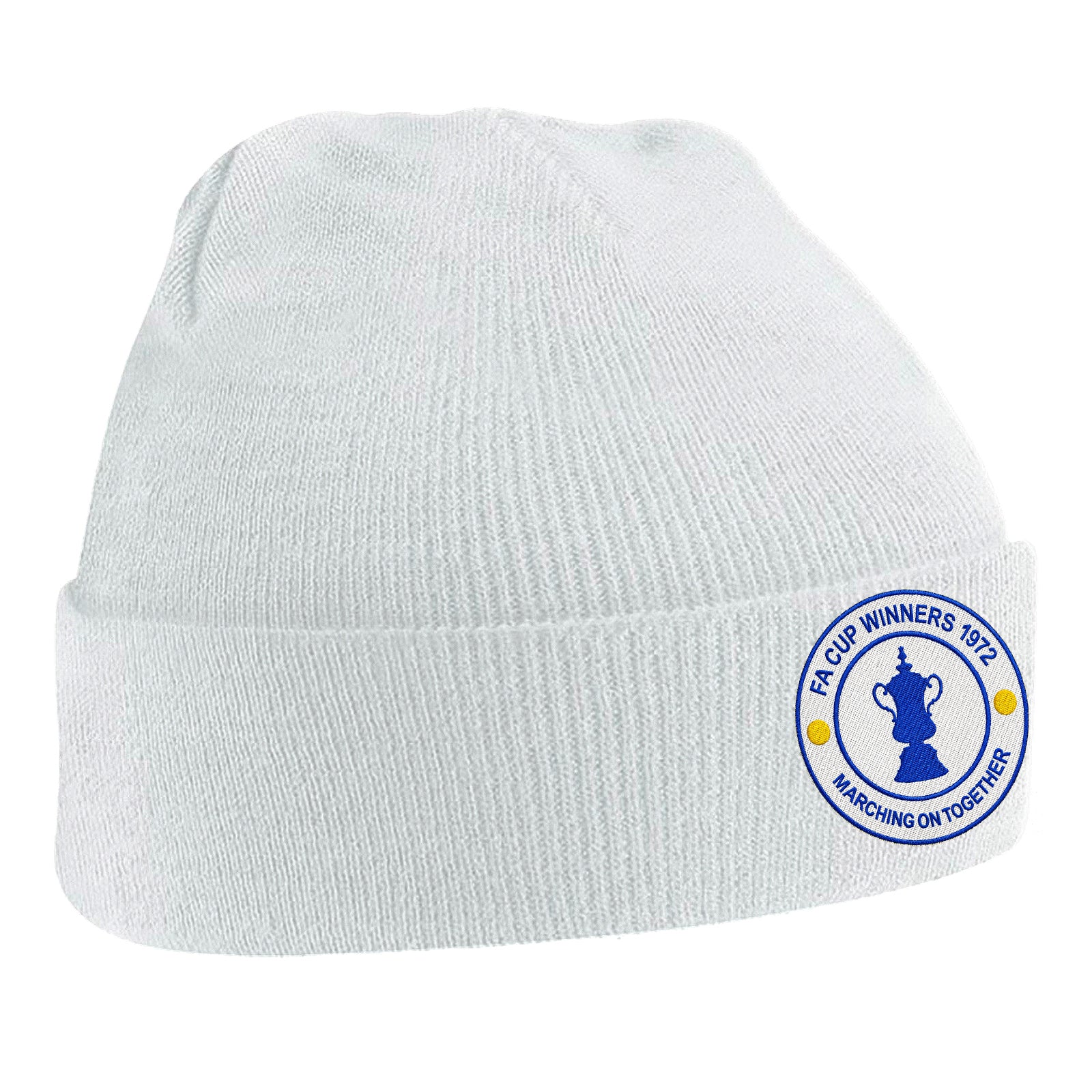 Old School Leeds United Beanie Hat