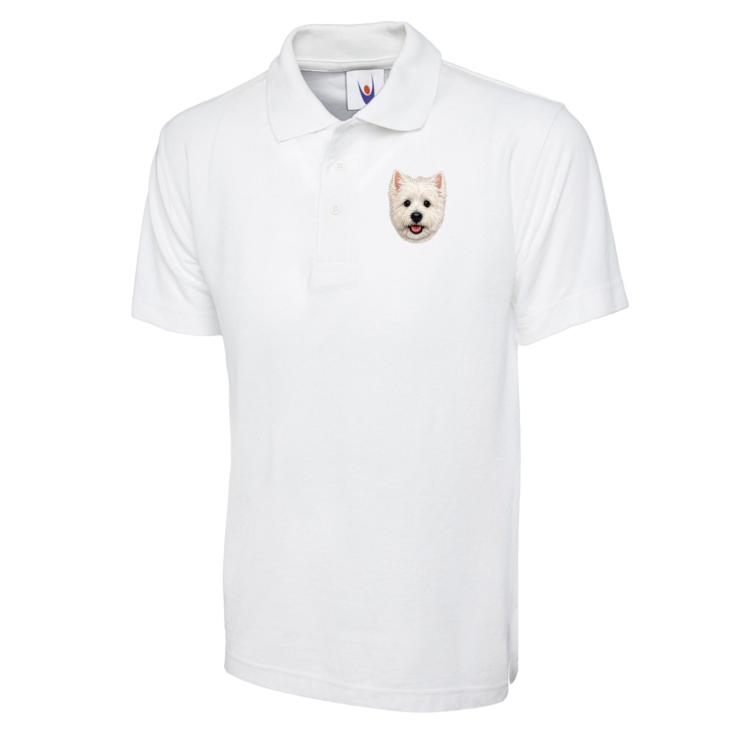 Westie Dog Face Classic Polo Shirt