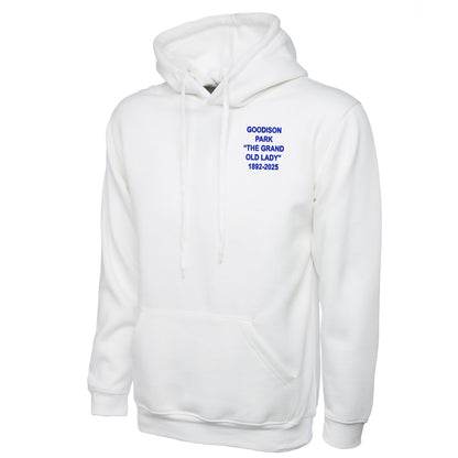 Goodison Park The Grand Old Lady 1892-2025 Embroidered Hoodie