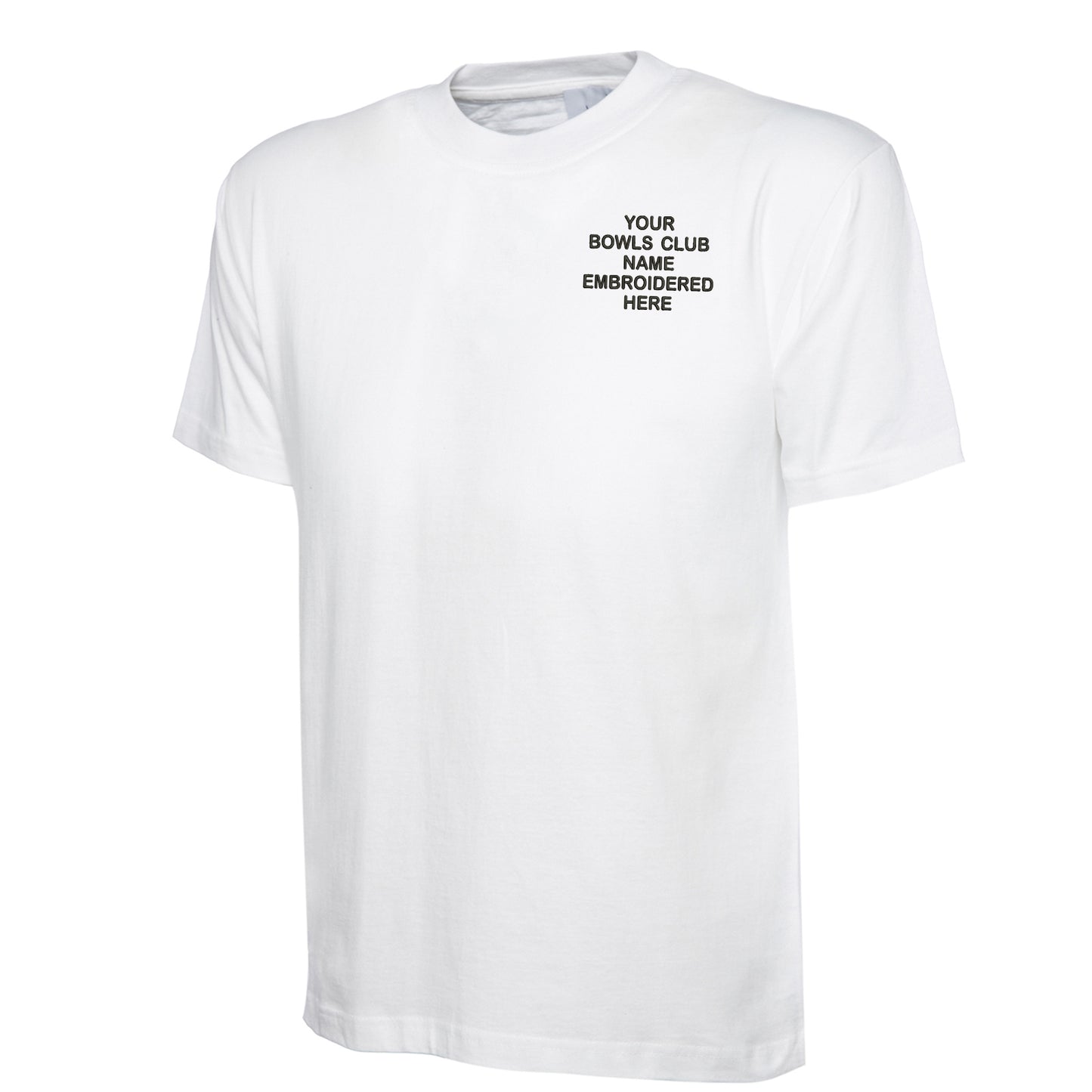 Personalised Bowls Club Embroidered Classic T-Shirt