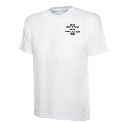 Personalised Bowls Club Embroidered Classic T-Shirt