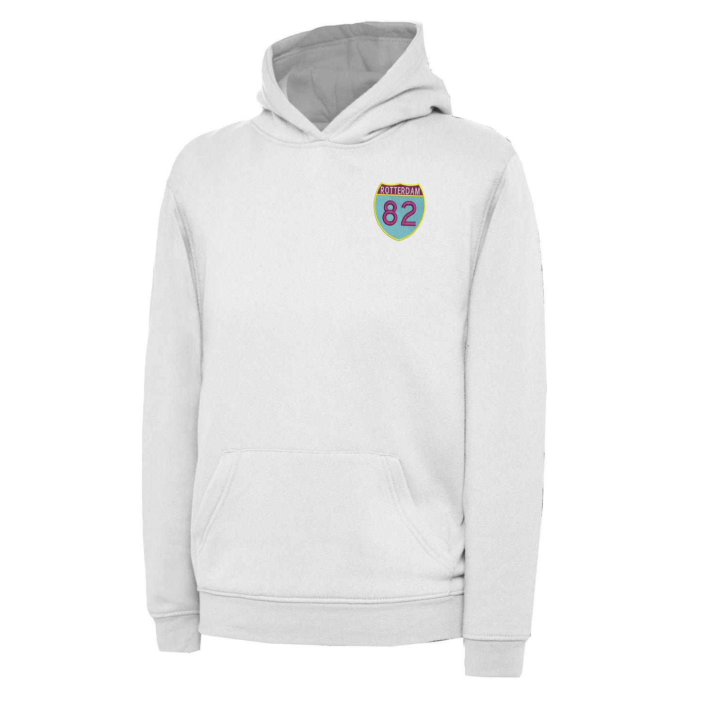 Retro Rotterdam 82 Embroidered Children's Hoodie