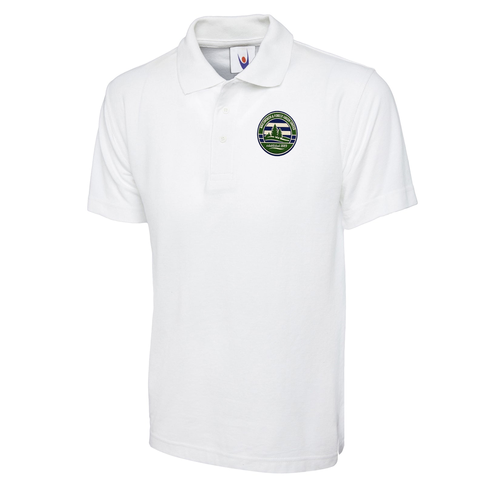 Retro Forest Green Rovers Polo Shirt